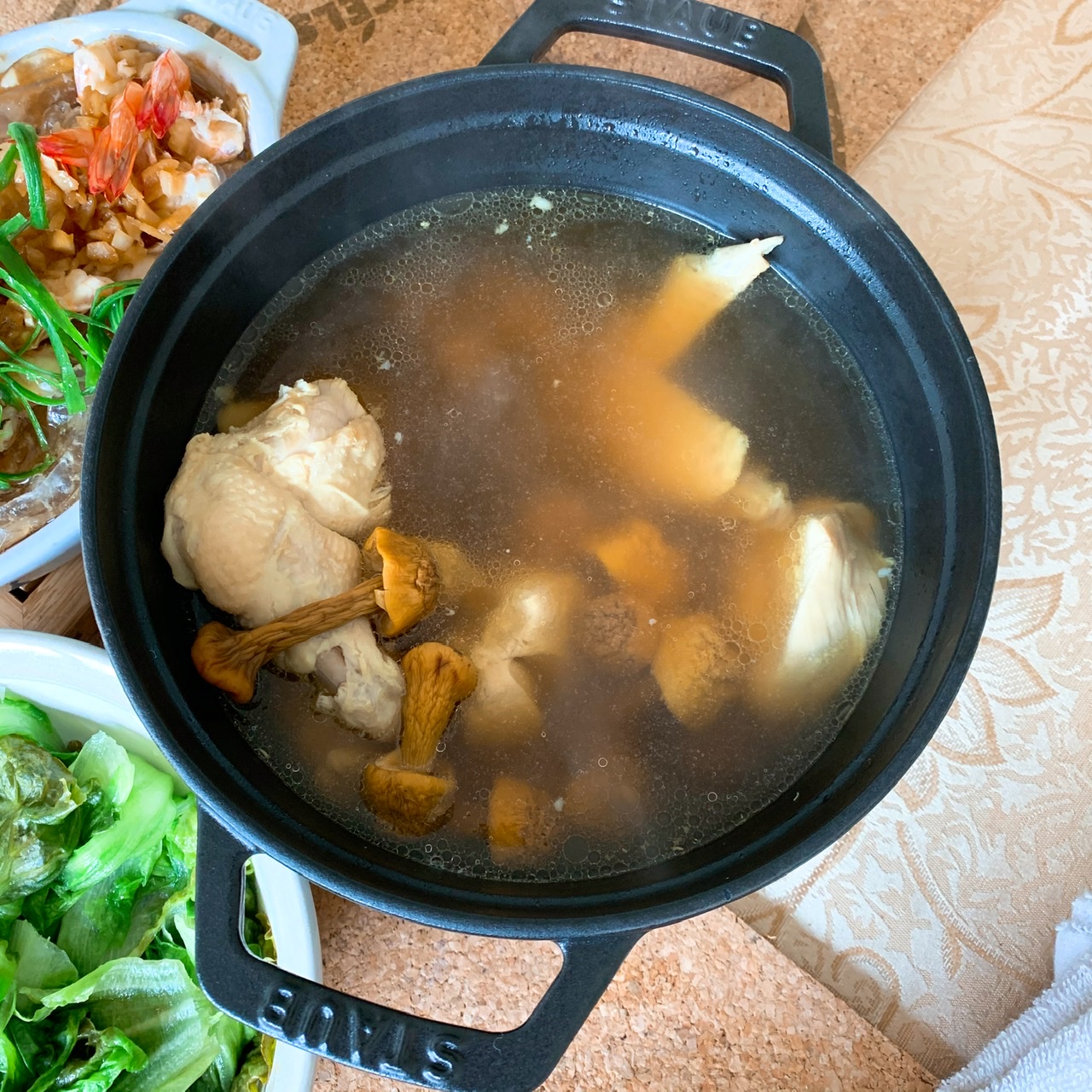 【食譜】巴西蘑菇雞湯